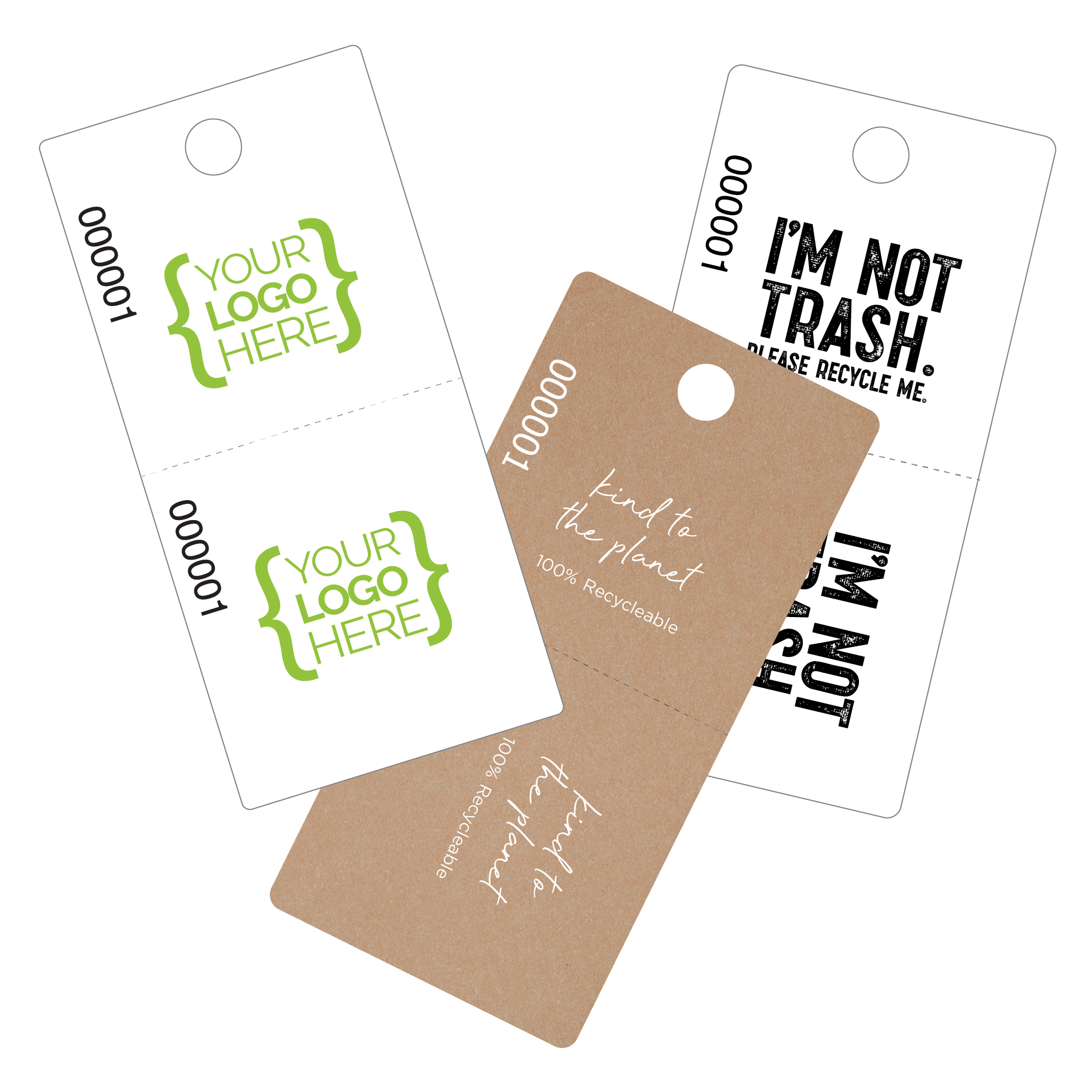 Recyclable Cloakroom Tags