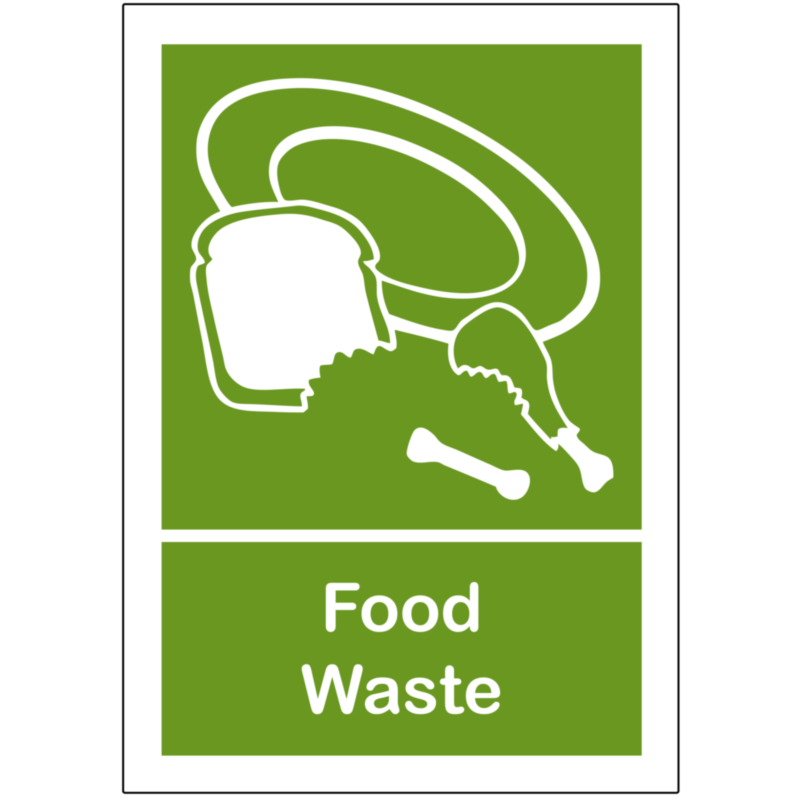 Food Waste Sticker 148x210mm | Labels Online