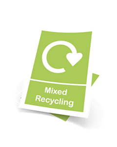 Mixed Recycling Sticker 148x210mm