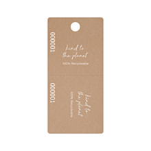 Kind to the Planet Recyclable Cloakroom Tags