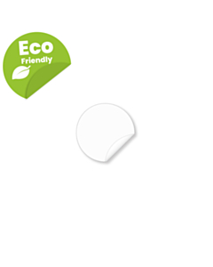 15mm Biodegradable Clear Seal Stickers