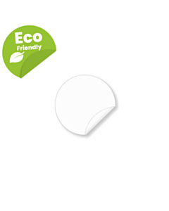 25mm Biodegradable Clear Seal Stickers