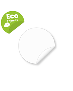 30mm Biodegradable Clear Seal Stickers