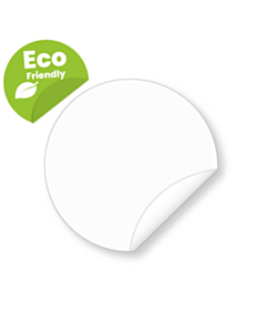 50mm Biodegradable Clear Seal Stickers