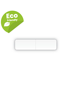 60x15mm Clear Biodegradable Seal Stickers with Perforation