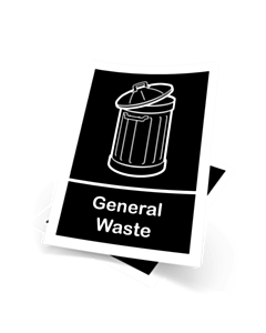 General Waste Sticker 148x210mm