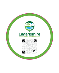 50mm Diameter Lanarkshire Climate Action Labels