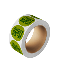 Eco-Friendly Fragile Handle With Care Labels 50mm