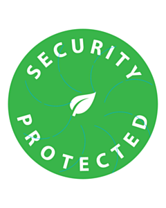 75mm Green Recyclable Tamper-Evident Security Labels