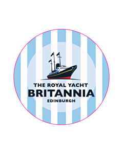 45mm Dia CFLRYB Royal Yacht Britannia Labels 