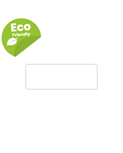 60x30mm Biodegradable Clear Seal Stickers