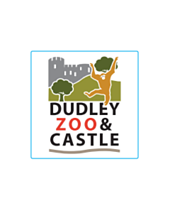 CFLDUDLEY 40x40mm Dudley Zoo & Castle Labels 