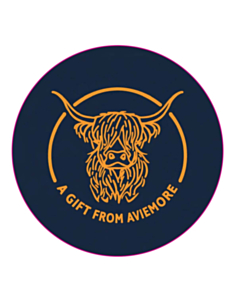 CFLAVIEMORE Aviemore Gift Shop 45mm Dia Labels 