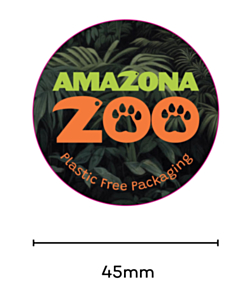 CFLAMAZONA Amazona Zoo 45mm Compostable Labels