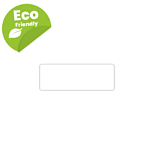 50x25mm Biodegradable Clear Seal Stickers
