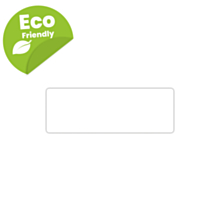 50x25mm Biodegradable Clear Seal Stickers