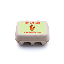 Freshly Laid Egg Box Labels