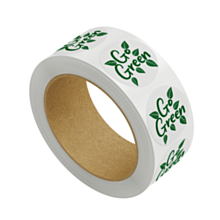 Go Green Stickers 30mm