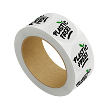 Plastic Free Stickers 30mm