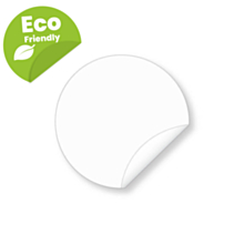 38mm Biodegradable Clear Seal Stickers