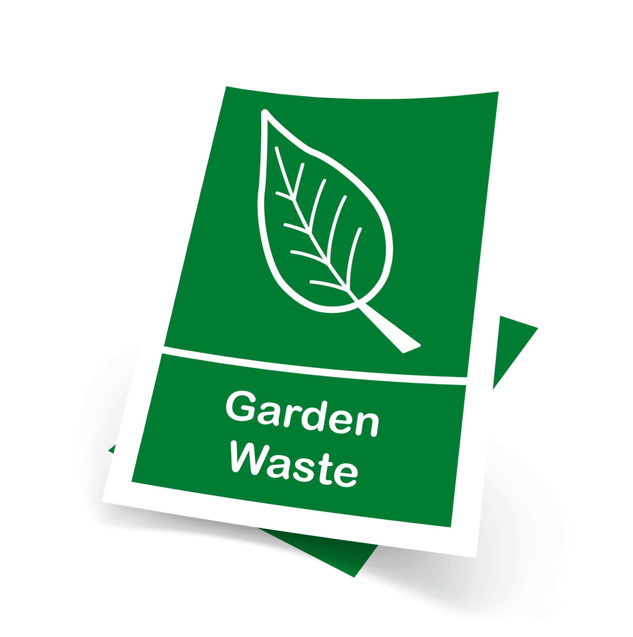 Garden Waste Sticker 148x210mm | Labels Online